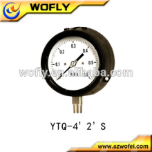 63mm dial 1/4NPT differential low pressure gauge